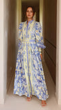 Kalliope Maxi Dress Blue Yellow