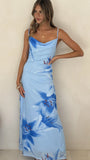 Nina Maxi Dress Blue Paradise