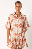 Ren Long Sleeve Mini Dress Soleil