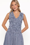 Kirrilee Maxi Dress Blue Stripe