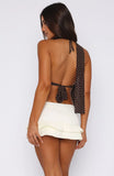 Ignoring Me Mini Skort Off White