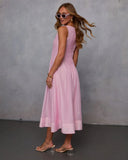 Shes Timeless Pintuck Organza Midi Dress