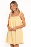 Helia Mini Dress Mango Stripe