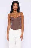 Its A Lifestyle Bustier Chocolate