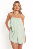 Neva Romper Green Gingham