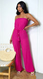 May Tube Jumpsuit Pink
