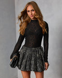 Sweet Rue Lace Top Mini Dress