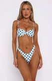 Belmont Bottoms Blue Choc Polka Dot