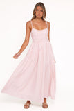 Brittany Maxi Dress Pink Stripe