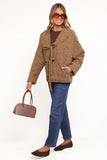 Kimmy Bow Oversized Cardigan Moss