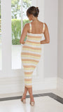 Mikayla Midi Dress Lemon