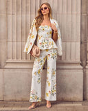 Honey Morning Floral Print Pants