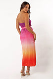 Lisse Midi Dress Orchid Orange