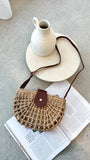 Marielle Half Moon Bag Straw