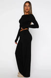 Softly Slumbering Pyjama Set Black