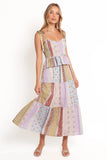 Petai Patchwork Maxi Skirt Botanic Multi