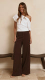 Maeva Tailored Pants Brown