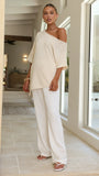 Keisha Off The Shoulder Top Natural