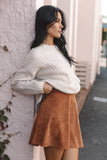 Tammy Cord Skirt Gucci
