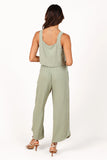 Eleanor High Waisted Pants Green