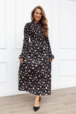 Mairead Maxi Dress Black Floral