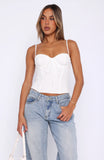 Way You Feel Bustier White