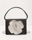 Yours Only Embellished Floral Handbag