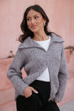 Miffy Zip Through Cardigan Grey