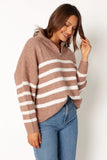 Miranda Knit Sweater Taupe