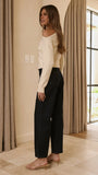 Zayleigh Straight Leg Jeans Dark Denim