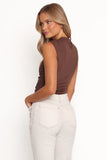 Nissa Top Chocolate Brown