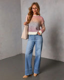 New Mood Multi Color Knit Sweater