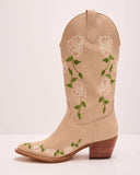 Whiskey Wildflower Floral Embroidered Western Boots
