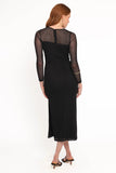 Famille Midi Dress Black