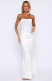 Forever Starts Now Maxi Skirt Off White