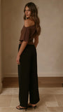 MVN Ady Wide Leg Pants Black