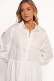 Carlotta Long Sleeve Mini Dress White