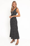 Jackson Maxi Dress Black Floral