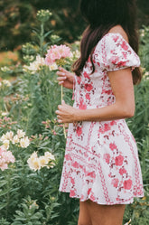 Jorja Mini Dress Red Rose