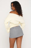 Back To Business Mini Skort Black Stripe