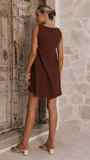 Tashia Mini Dress Chocolate