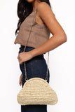 Bett Clutch Bag Natural Raffia