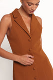 Barrett Mini Dress Brown