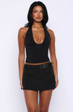 Midnight Glow Mini Skort Black