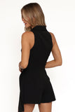Avalon Sleeveless Romper Black