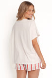 Aperitivo Tee Set White Red Aperitivo
