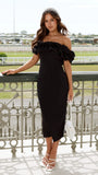 Bernadette Midi Dress Black