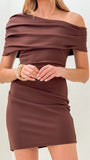Telaia Mini Dress Brown