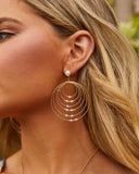 Susanna Layered And Beaded Drop Earrings