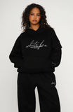 Know What You Want Oversized Hoodie Black